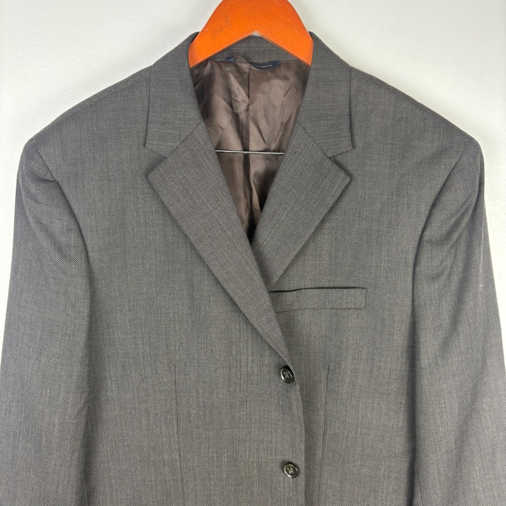 Banana Republic Men's 46R Gray Wool‎ Blend Suit Jacket Blazer Formal Business